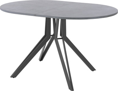 Обеденный стол AMC Elite / Е21(1200) D3 (графит/бетон чикаго светло-серый)
