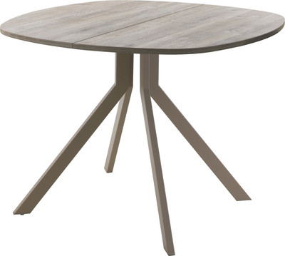 Обеденный стол AMC Elite / Е18(900) D7 (капучино/дуб уайт-ривер песочно-бежевый)