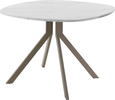 Обеденный стол AMC Elite / Е18(800) D7 (капучино/мрамор кристалл)