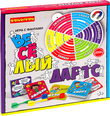 Дартс детский Bondibon Веселый Дартс / ВВ6357