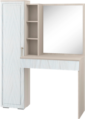 Туалетный столик Премиум Флоренция (бодега светлый/скала айс)