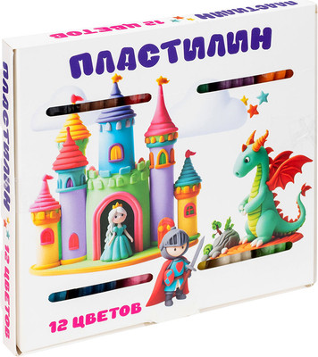 Пластилин Dream Makers PV12 (12цв)
