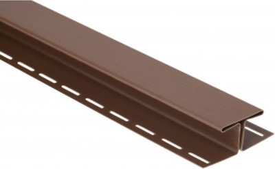 Соединительная планка Альта-профиль Т-18 ВН (3м, орех темный)