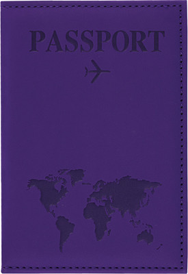 Обложка на паспорт Staff Passport Map / 238762 (фиолетовый)
