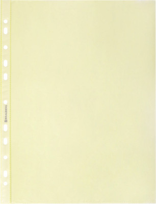 Набор файлов Brauberg 272678 (100шт, желтый)