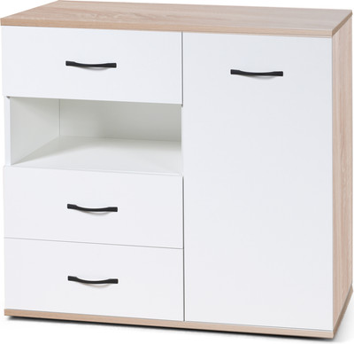 Тумба Мебель-Класс Виттен (белый/дуб сонома)