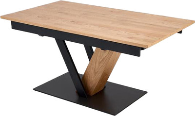 Обеденный стол Halmar Fanis (натуральный/черный)