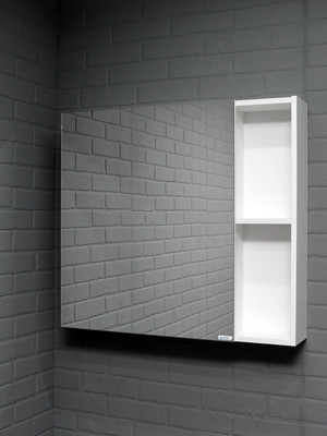 Шкаф с зеркалом для ванной Айсберг Веста 80 DV5920HZ (левый/правый)