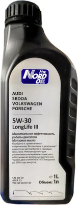 Моторное масло Nord Oil Specific Line 5W30 Audi, Skoda, VW /NRSL023 (1л)