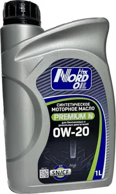 Моторное масло Nord Oil Premium N 0W20 SN/CF / NRL101 (1л)