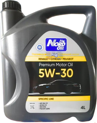 Моторное масло Nord Oil Specific Line 5W30 Renault, Citroen, Peugeot / NRSL020 (4л)