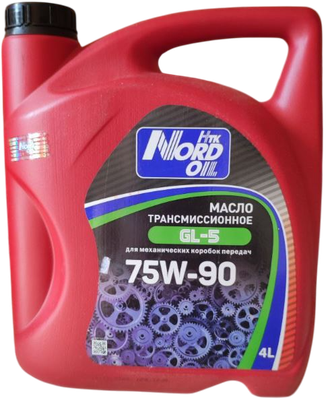 Трансмиссионное масло Nord Oil GL-5 75W90 / NRT013 (4л)
