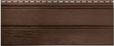 Сайдинг Альта-профиль Альта-Брус Премиум Орех темный 3000х250мм