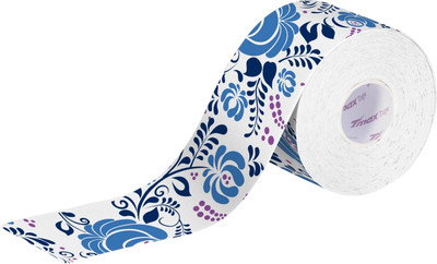 Кинезио тейп Tmax Pattern Gzhel1 / 423431 (гжель/белый)