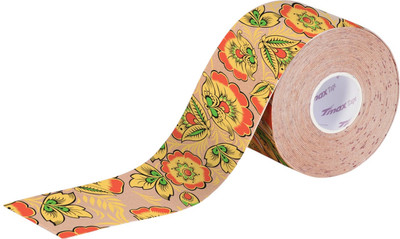 Кинезио тейп Tmax Pattern Gzhel2 / 423430 (гжель/бежевый)