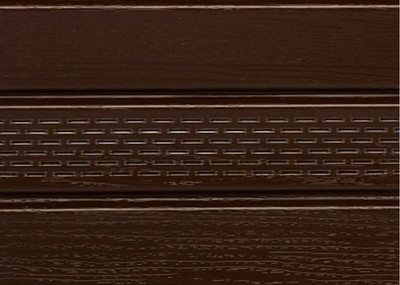 Софит для крыши Альта-профиль С частичной перфорацией Т-20 (3м, коричневый)