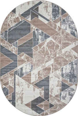 Ковер Merinos Sierra F354-OVAL-BEIGE-BLUE (1х2)