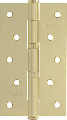 Петля дверная Нора-М 5"-2ВВ FHP PB 125x75x2.5 универсальная (золотистый)