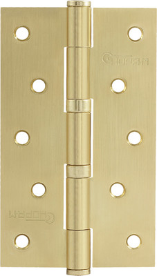 Петля дверная Нора-М 5"-2ВВ FHP SB 125x75x2.5 универсальная (матовое золото)