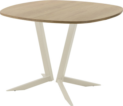 Обеденный стол AMC Elite Е19(800) D7 (бежевый/дуб небраска натур)