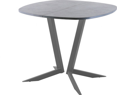 Обеденный стол AMC Elite Е19(800) D7 (графит/бетон чикаго светло-серый)