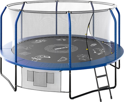 Батут UNIX Line Supreme Game 14ft / trusug14bl (синий)