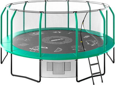 Батут UNIX Line Supreme Game 16ft / trusug16gr (зеленый)