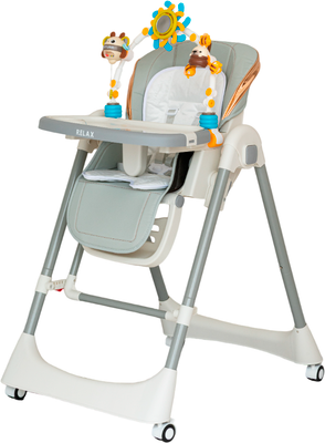 Стульчик для кормления VipBaby Relax 3в1 0+ (French Grey)