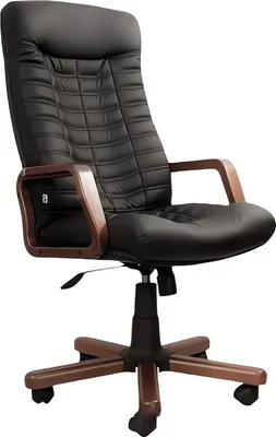 Кресло офисное Белс Atlantis Extra PG / 400850-05/PG02 (кожзам черный)