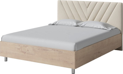 Двуспальная кровать Proson Ora 160x200 (бунратти/Ultra песочный)