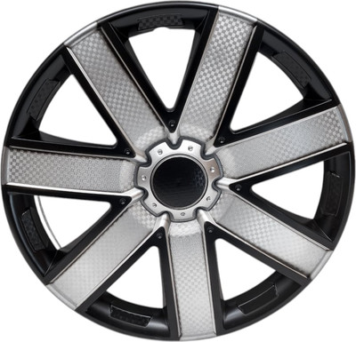 Набор колпаков LION Галакси 14" карбон пруж. LW1405 (2шт, серебристо-черный)