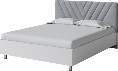 Полуторная кровать Proson Ora 140x200 (белый/Ultra осенний туман)
