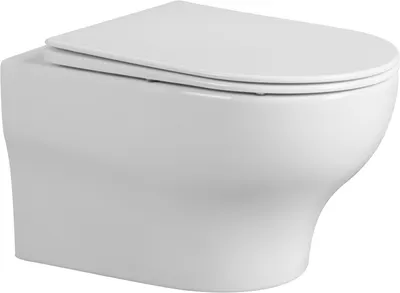 Унитаз подвесной Abber Bequem AC1128 (белый)