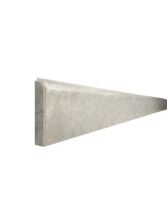 Плинтус КТМ-2000 Классик Софт с мягким краем 80мм 2.2м (лофт светло-серый)