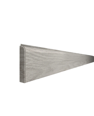 Плинтус КТМ-2000 Классик Софт с мягким краем 80мм 2.2м (дуб айсберг)