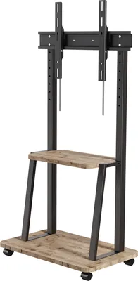 Стойка для ТВ/аппаратуры Holder PR-108 (черный/дуб)