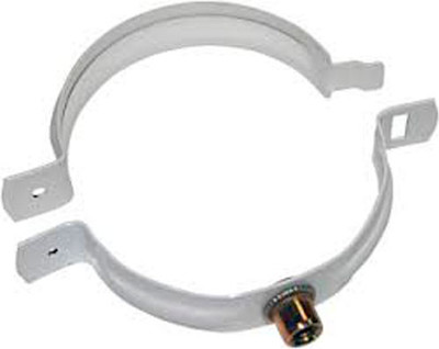 Хомут водосточной трубы Альта-профиль Металл У (белый)