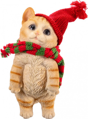 Статуэтка Elan Gallery Рождественский котенок / 101360