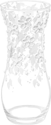 Ваза Elan Gallery Белые цветы / 140287