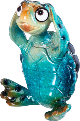 Статуэтка Elan Gallery Голубая черепашка Ничего не слышу / 101364