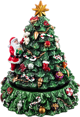 Елка декоративная Elan Gallery Рождественская ель с Дедом Морозом / 509041