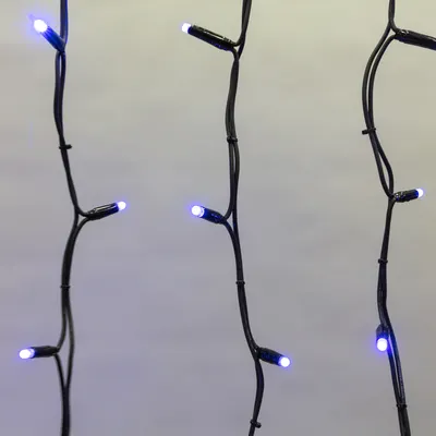 Светодиодная бахрома Neon-Night Айсикл 255-243 (5.6x0.9м, синий)