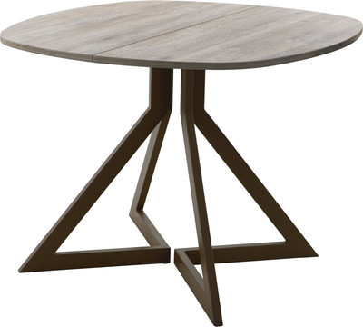 Обеденный стол AMC Elite Е20(800) D7 (коричневый/дуб уайт-ривер песочно-бежевый)