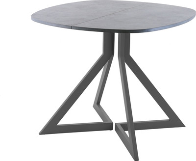Обеденный стол AMC Elite Е20(800) D7 (графит/бетон чикаго светло-серый)