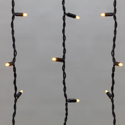 Светодиодная бахрома Neon-Night Айсикл 255-241 (5.6x0.9м, желтый)