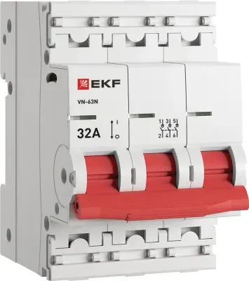 Выключатель нагрузки EKF PROxima ВН-63N / S63332