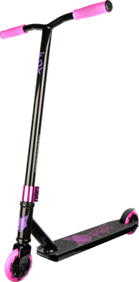 Самокат трюковый Ateox New Fox 2025 / FOX -BP (черный/фиолетовый)