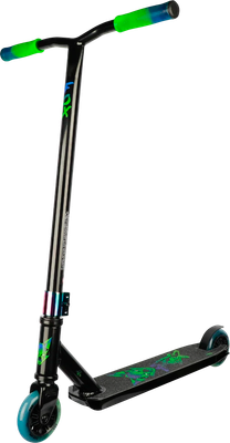 Самокат трюковый Ateox New Fox 2025 / FOX-BN (черный/нео)