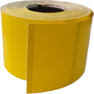 Набор этикеток ЛэйблБел Бумажный ярлык с фотометкой на мелованной бумаге 60x40 (желтый)