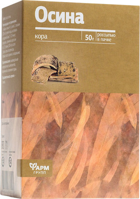 Пищевая добавка Фармгрупп Осина (50г)